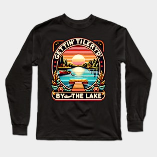 Lake Tillery North Carolina sunset. Long Sleeve T-Shirt